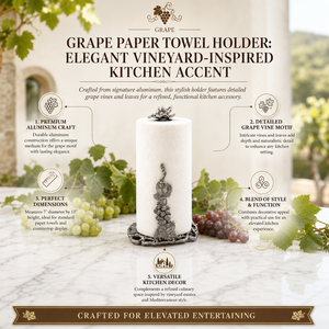 Grape Paper Towel Holder 10
