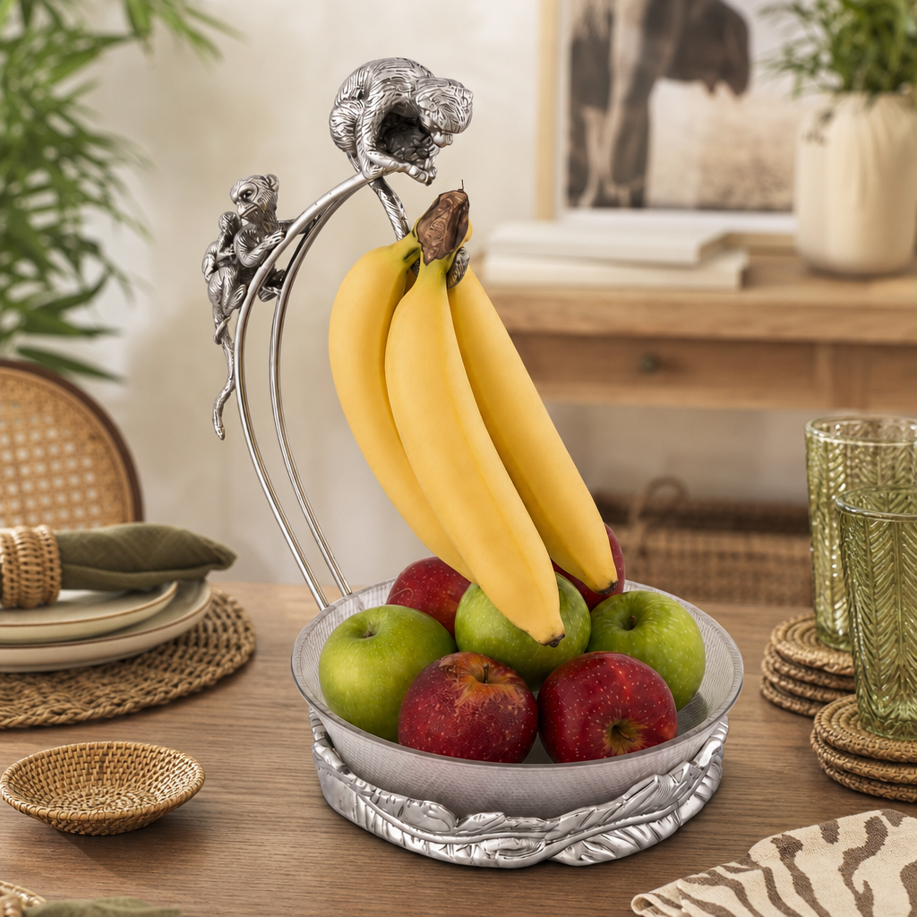 Monkey Banana Holder with Bowl 7