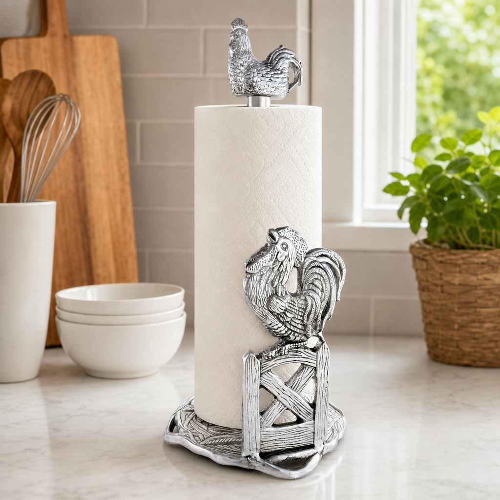 Rooster Paper Towel Holder 8