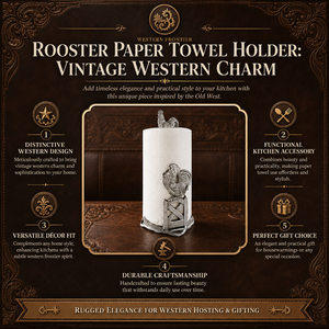 Rooster Paper Towel Holder 16