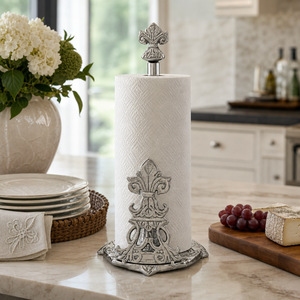 Fleur-De-Lis Paper Towel Holder 5