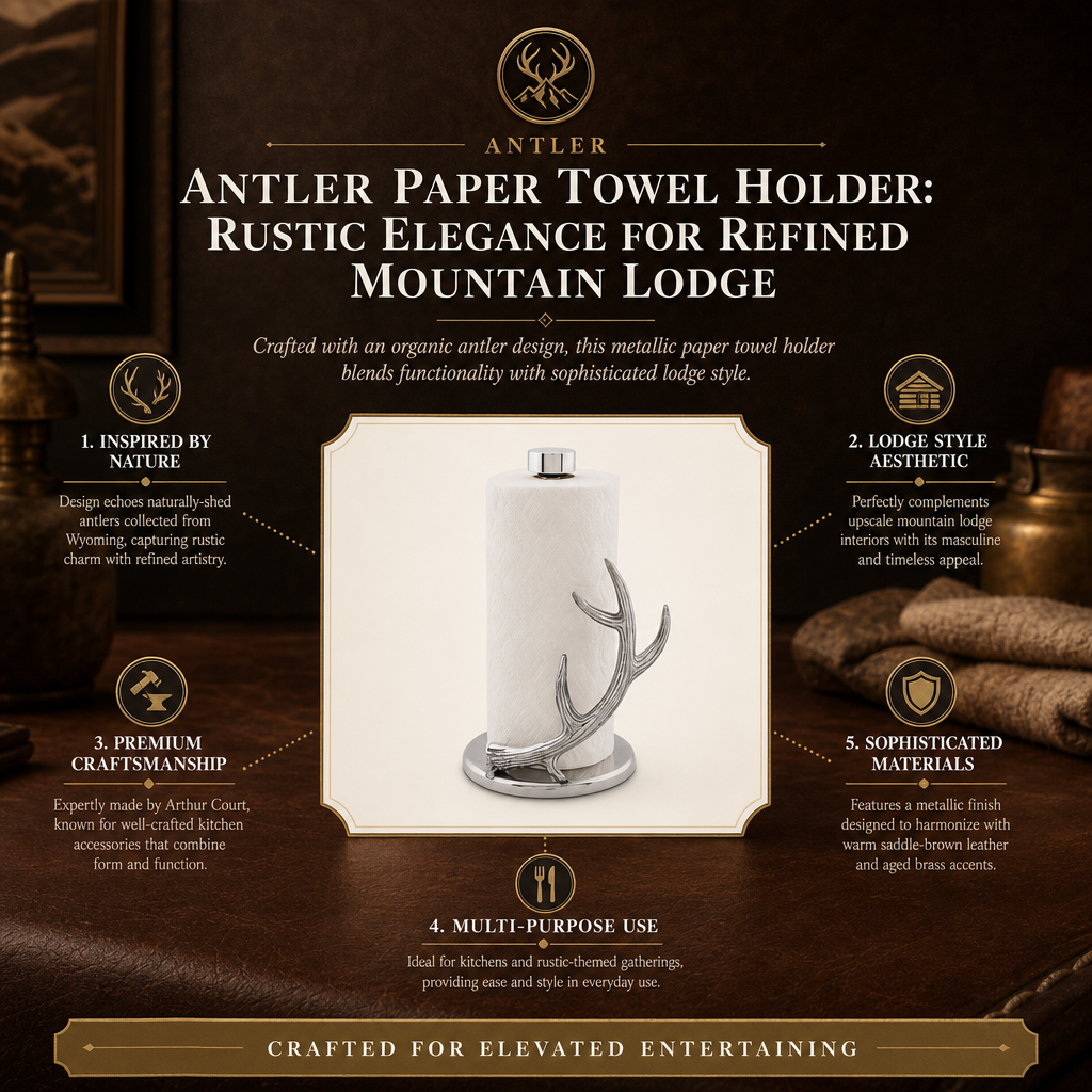 Antler Paper Towel Holder 9
