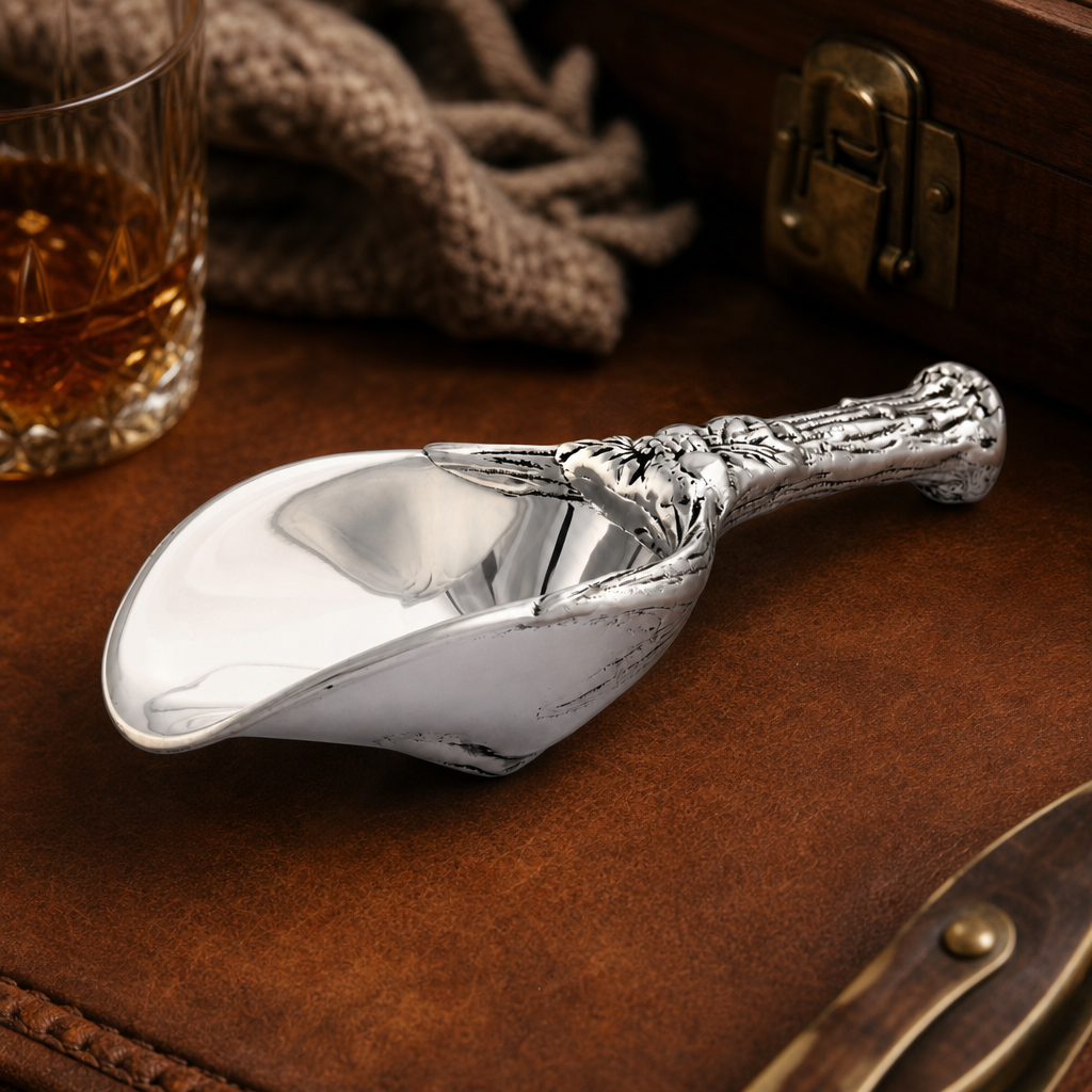 Antler and Oak Leaf Ice Scoop 4
