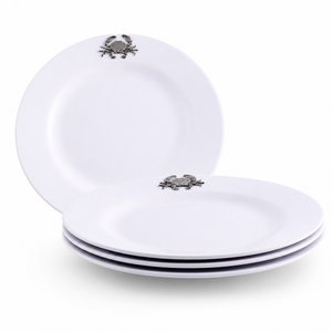 Crab Melamine Lunch Plates - Set of 4 1