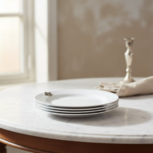 Fleur de lis Melamine Lunch Plates - Set of 4 11
