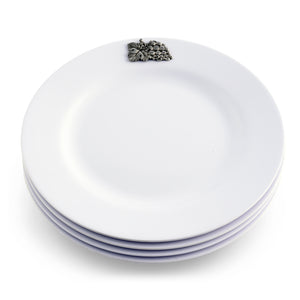 Grape Melamine Lunch Plates - Set of 4