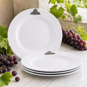 Artichoke Melamine Lunch Plates - Set of 4 2