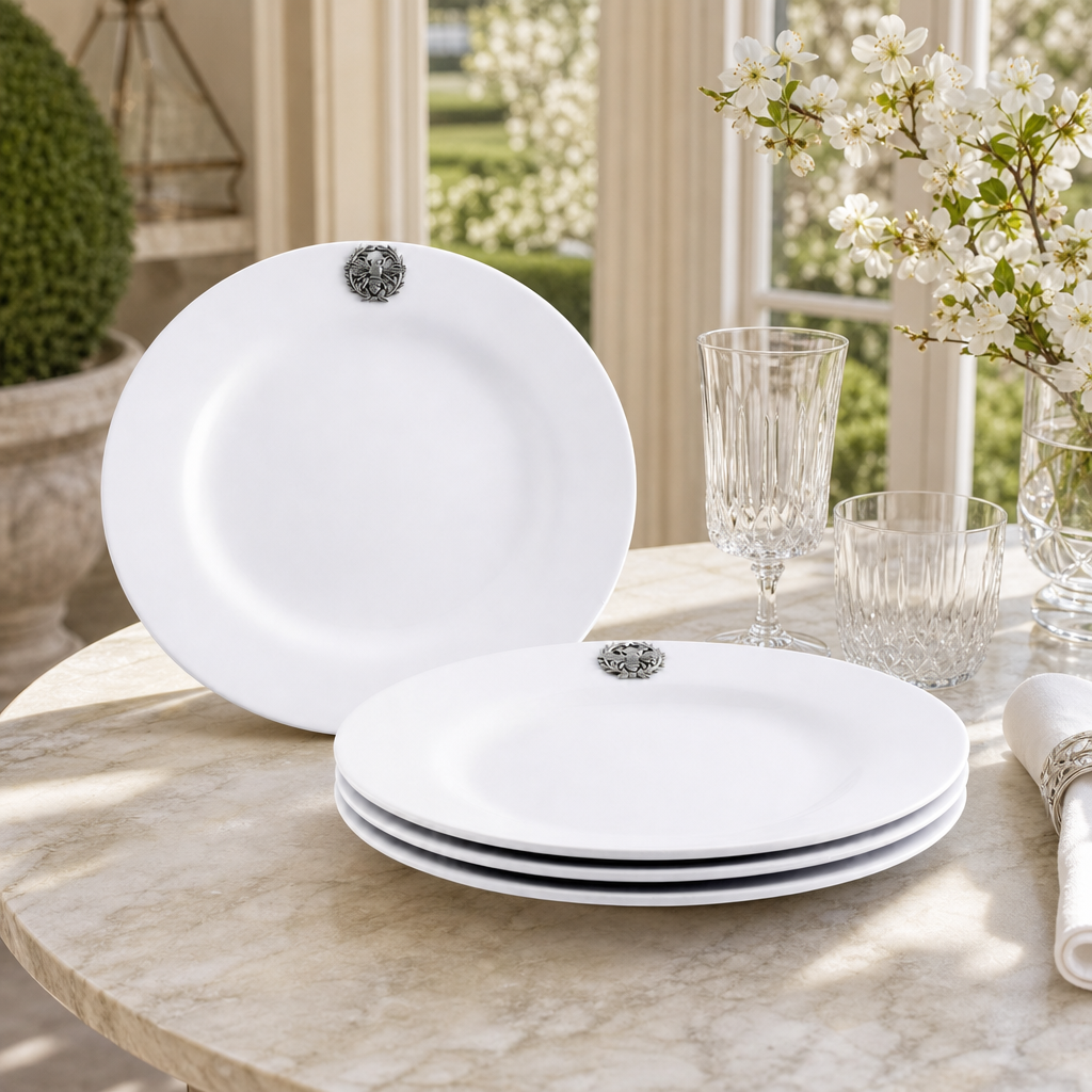 Bee Melamine Lunch Plates - Set of 4 1