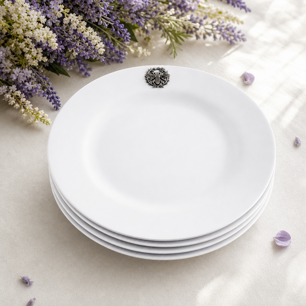Bee Melamine Lunch Plates - Set of 4 7