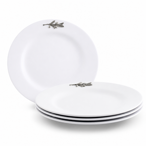 Olive Melamine Lunch Plates - Set of 4 1