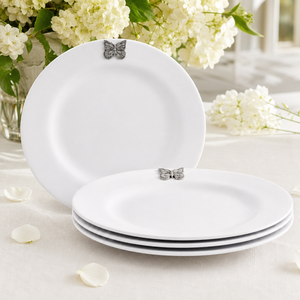 Butterfly Melamine Lunch Plates - Set of 4 2