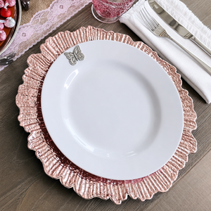 Butterfly Melamine Lunch Plates - Set of 4 10