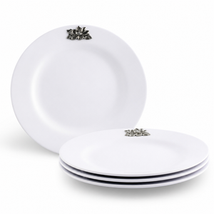Magnolia Melamine Lunch Plates - Set of 4 1