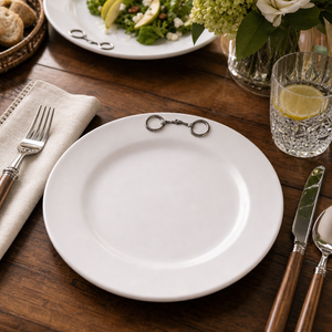 Equestrian Bit Melamine Lunch Plates - Set of 4 8
