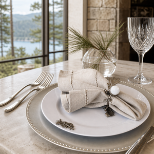 Oak Leaf Melamine Lunch Plates - Set of 4 5