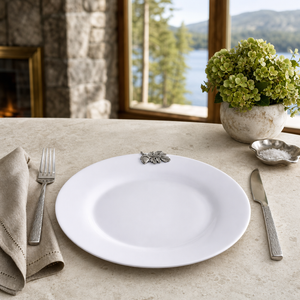 Oak Leaf Melamine Lunch Plates - Set of 4 6