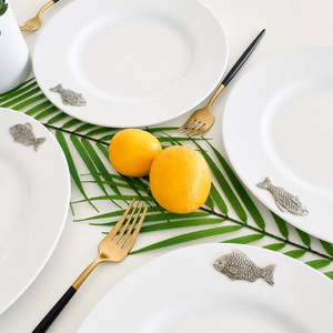 Fish Melamine Lunch Plates - Set of 4 8