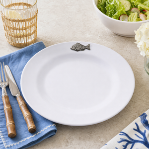 Fish Melamine Lunch Plates - Set of 4 6