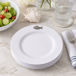 Fish Melamine Lunch Plates - Set of 4 7