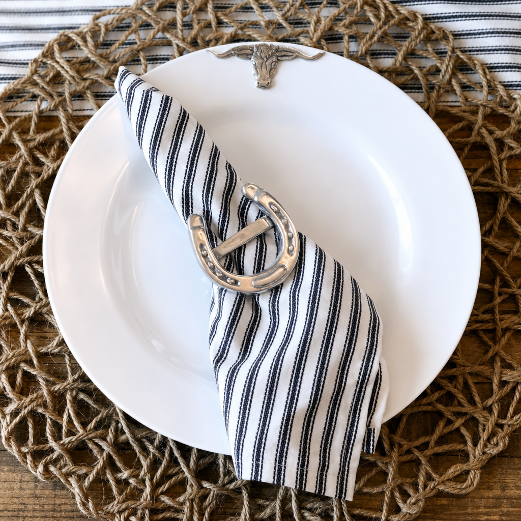 Longhorn Melamine Lunch Plates - Set of 4 8