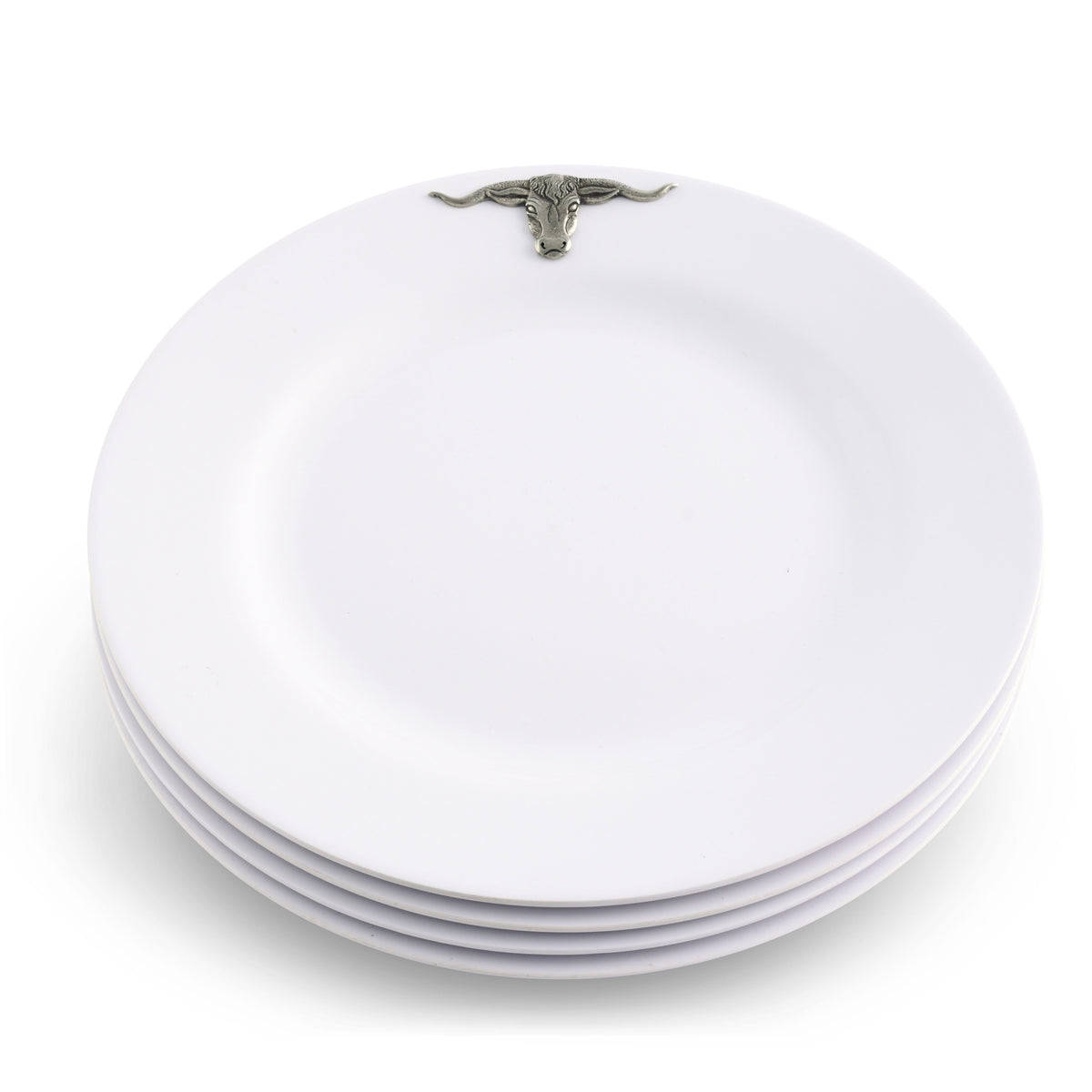 Longhorn Melamine Lunch Plates - Set of 4 15