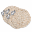 Crab Twisted Seagrass Placemats - set of 4