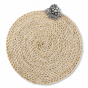 Grape Twisted Seagrass Placemats - set of 4 8