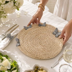 Butterfly Twisted Seagrass Placemats - set of 4 5