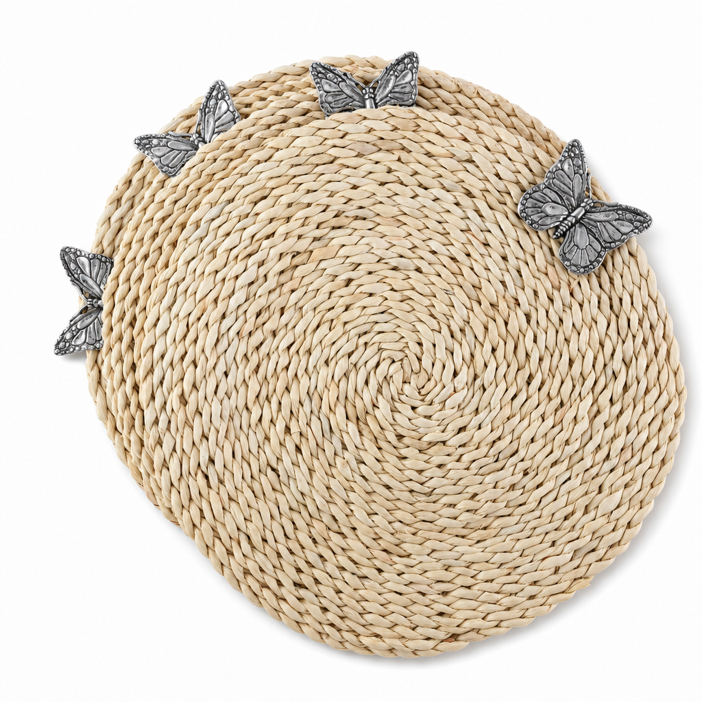 Butterfly Twisted Seagrass Placemats - set of 4 1