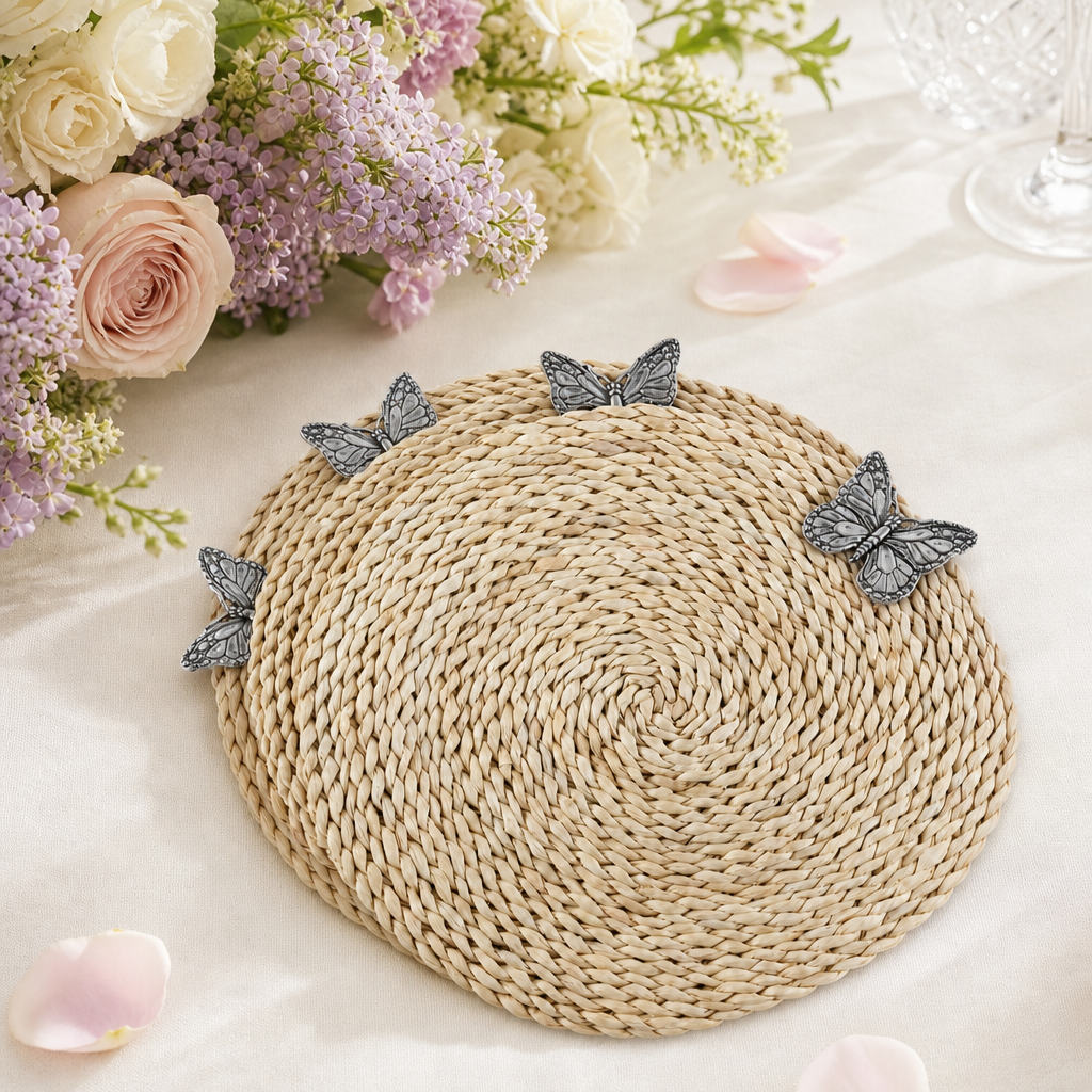 Butterfly Twisted Seagrass Placemats - set of 4 10