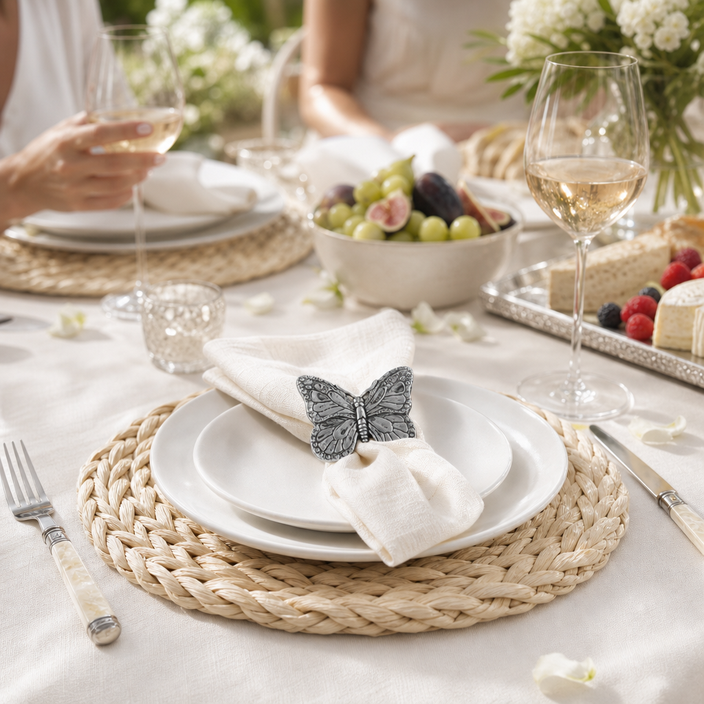 Butterfly Twisted Seagrass Placemats - set of 4 7
