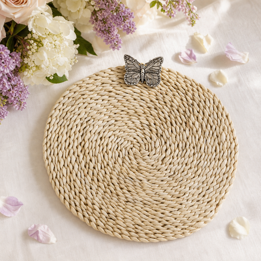 Butterfly Twisted Seagrass Placemats - set of 4 11