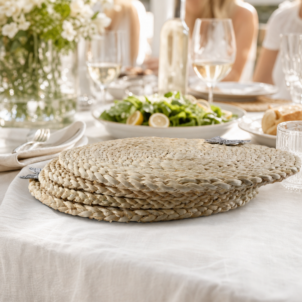 Butterfly Twisted Seagrass Placemats - set of 4 8
