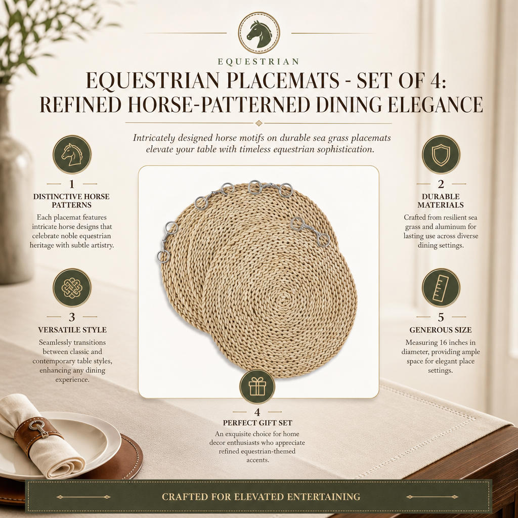Equestrian Placemats - set of 4 12