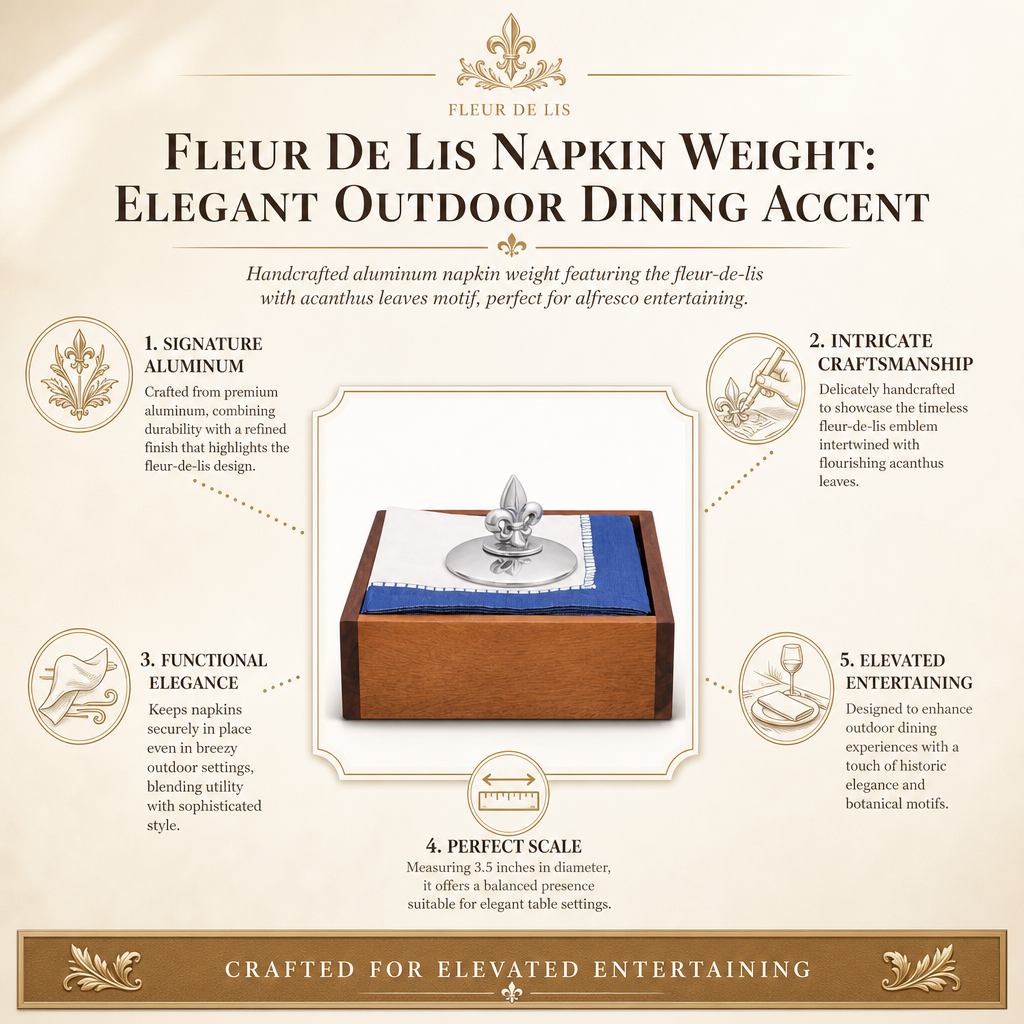 Fleur De Lis Napkin Weight 12