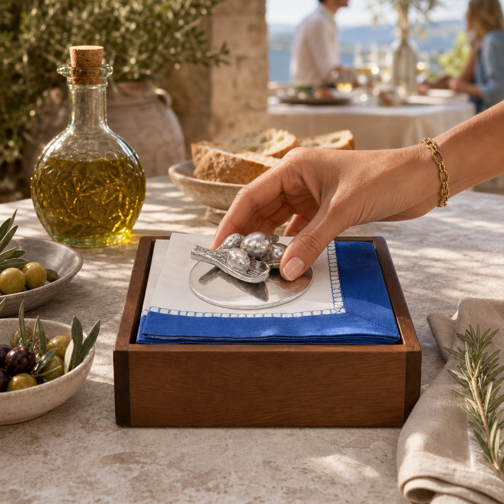 Olive Napkin Weight 4