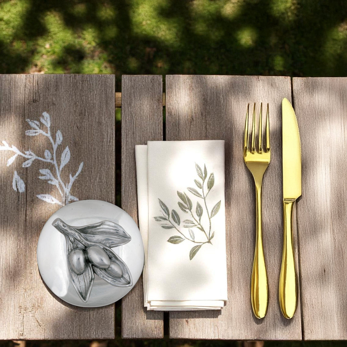Olive Napkin Weight 14