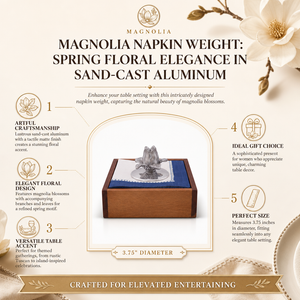 Magnolia Napkin Weight 14
