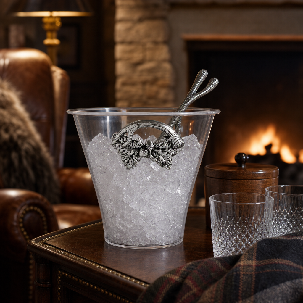 Antler Handle Acrylic Ice Bucket 9