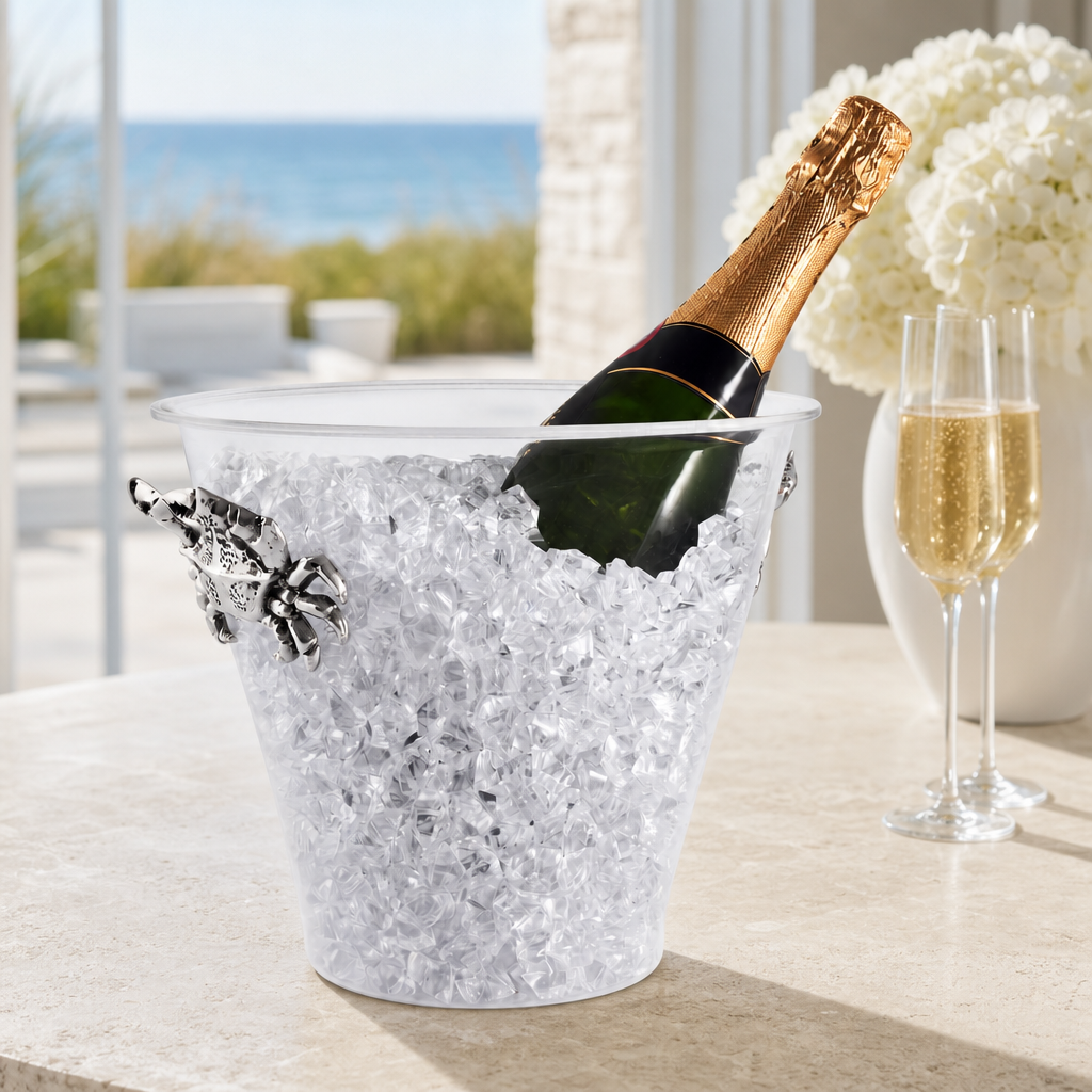 Crab Handle Acrylic Ice Bucket 1