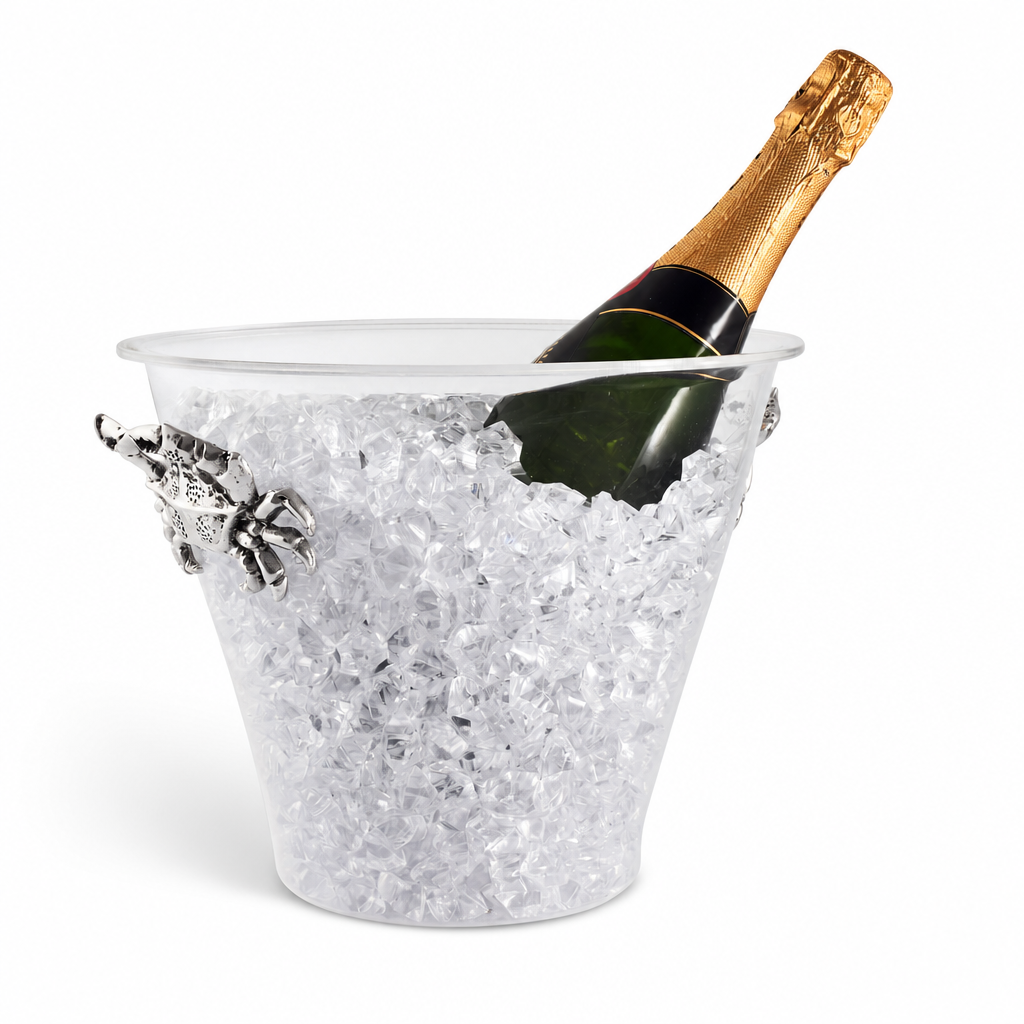Crab Handle Acrylic Ice Bucket 1