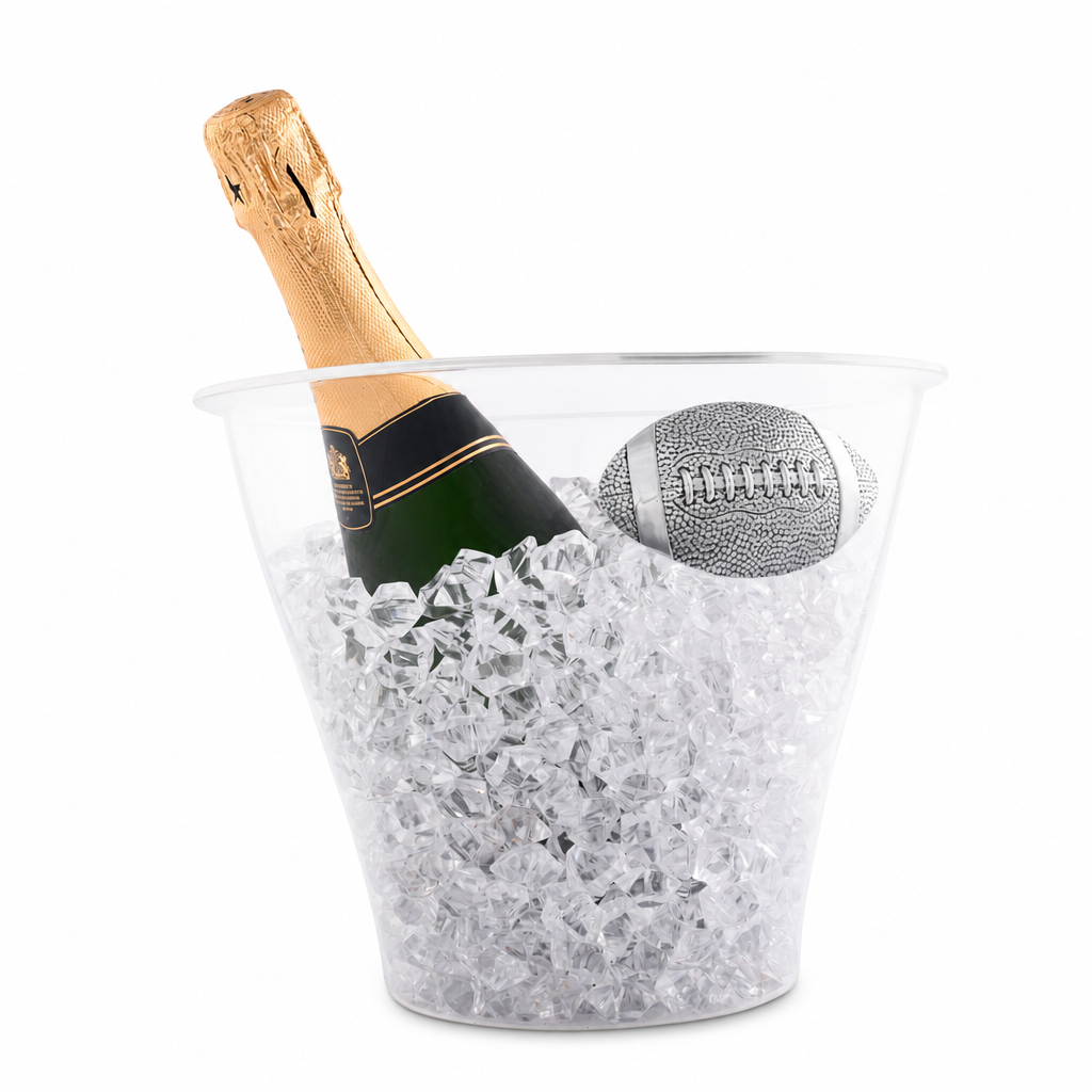 Football Handle Acrylic Ice Bucket 1