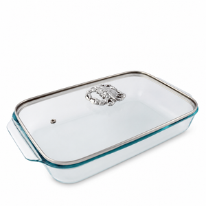 Crab Lid with Pyrex 3 quart Baking Dish 1