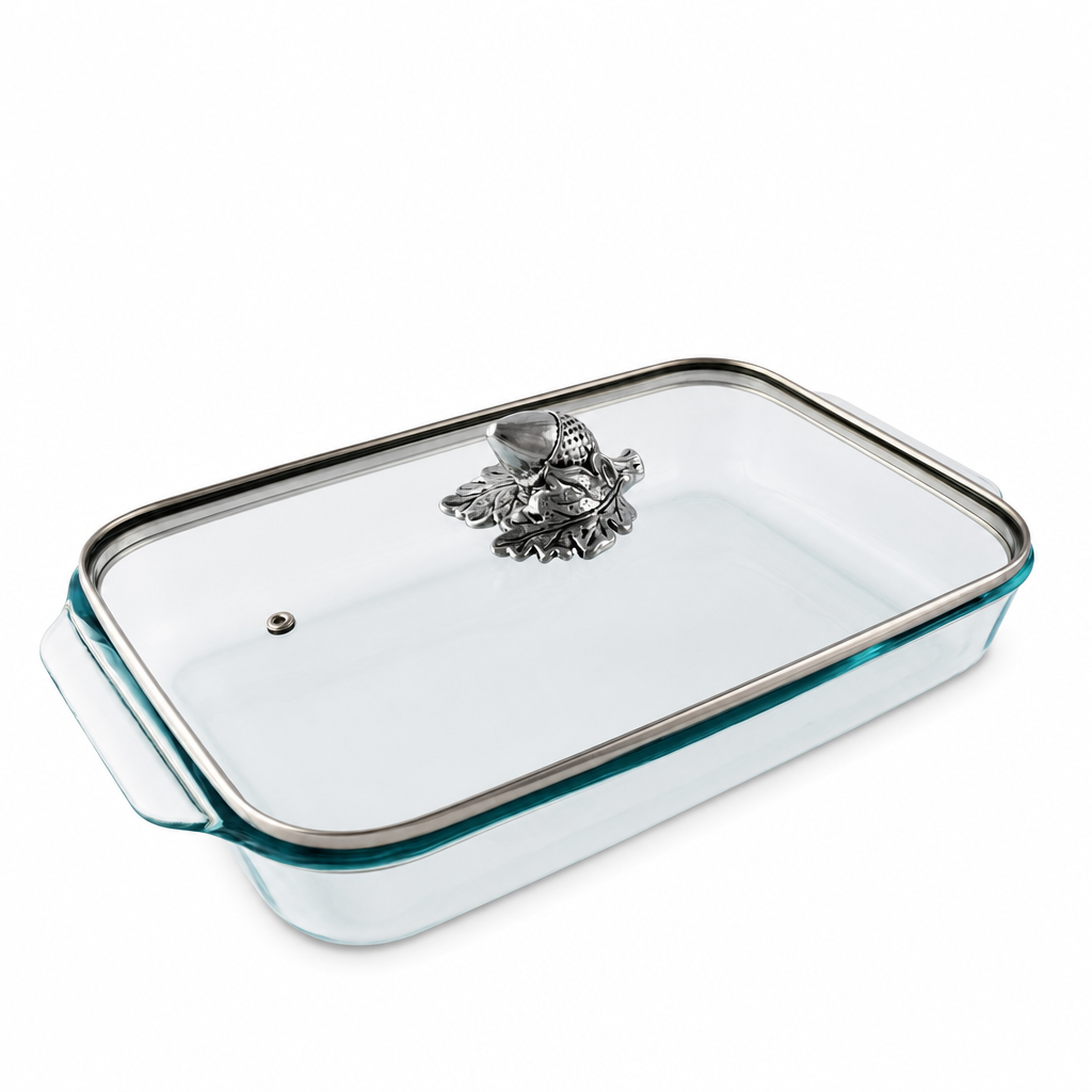 Acorn Lid with Pyrex 3 quart Baking Dish 1
