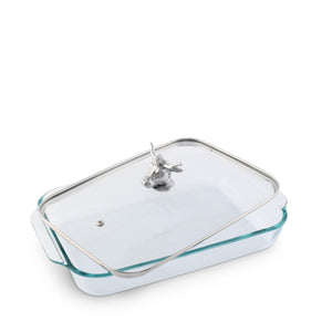 Bull / Steer Lid with Pyrex 3 quart Baking Dish 11