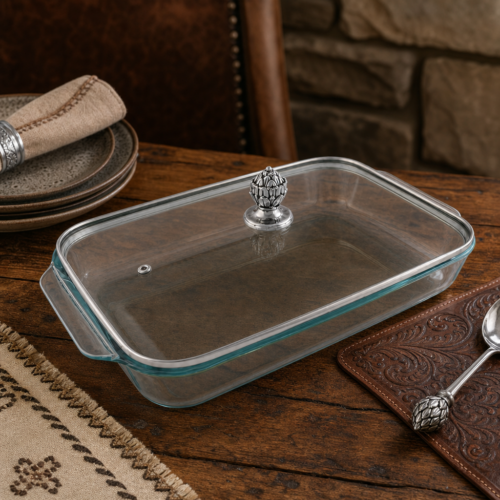Classic Lid with Pyrex 3 quart Baking Dish 1