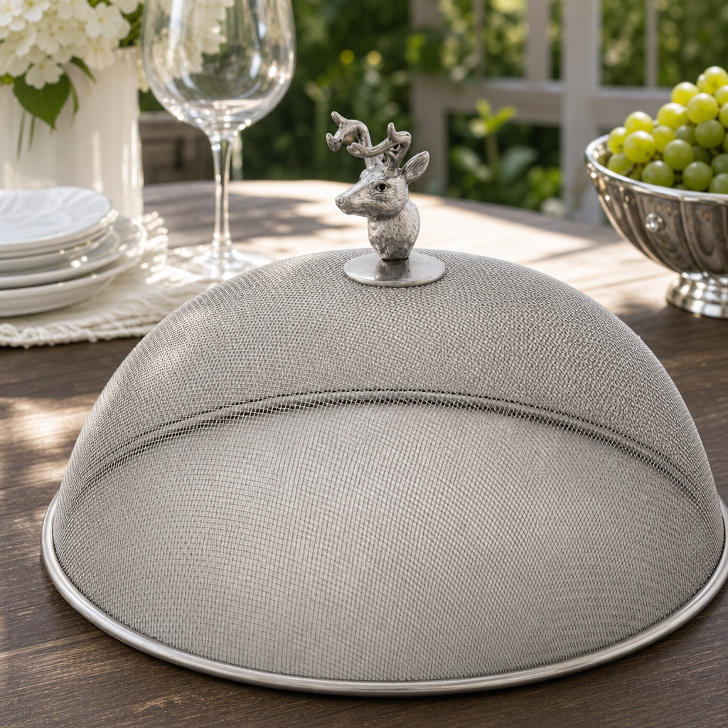 Elk Head Stainless Mesh Picnic Cover 8