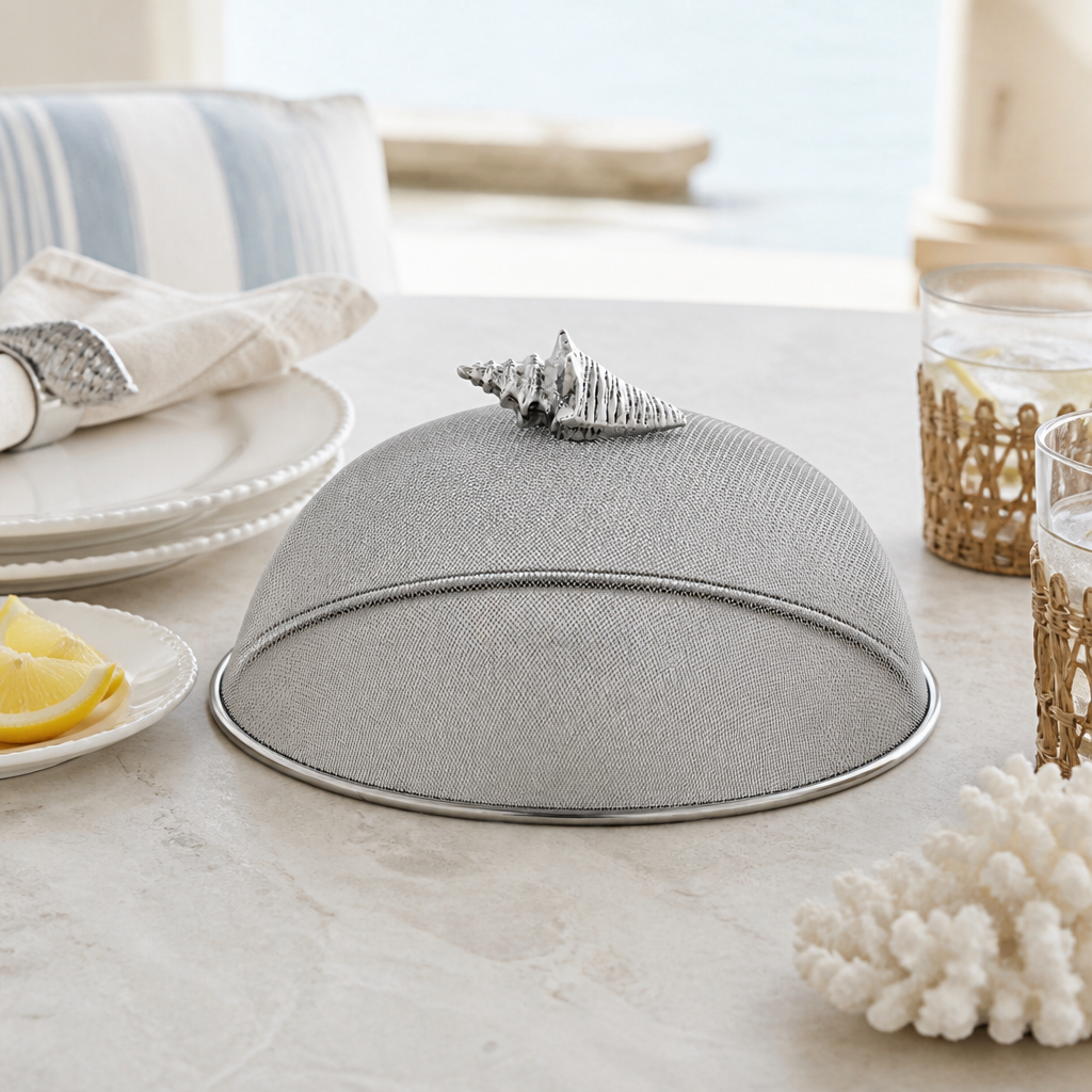 Conch Shell Stainless Mesh Picnic Cover 5