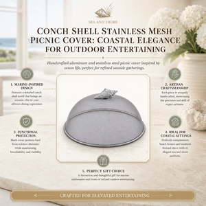 Conch Shell Stainless Mesh Picnic Cover 11