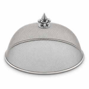 Fleur de Lis Stainless Mesh Picnic Cover 1